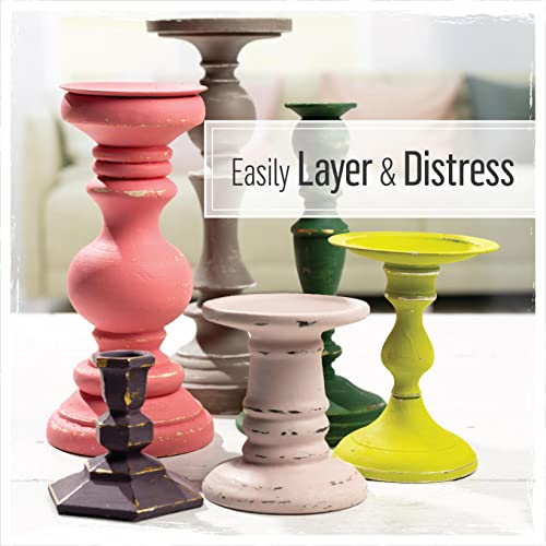 FolkArt Home Décor Chalk Paint, Frosted Leaves 8 fl oz Acrylic Chalk Paint with an Ultra Matte Finish, 51048 - color: Frosted Leaves