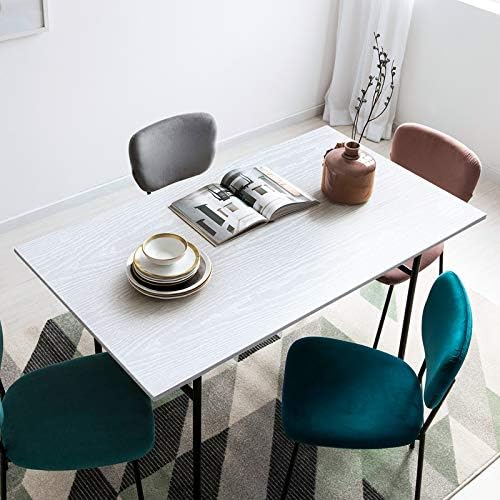 tiltil Peel and Stick Wallpaper Wood Contact Paper White 17.3x393in - size: 17.7" x 393"