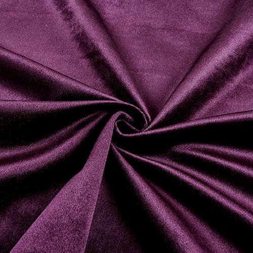Royal Velvet Plum, Fabric by the Yard