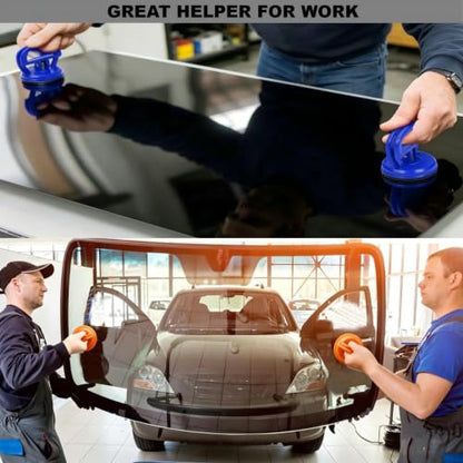 Dent Puller Suction Cup Kit, Dent Remover, (1 Orang+2 Blue)