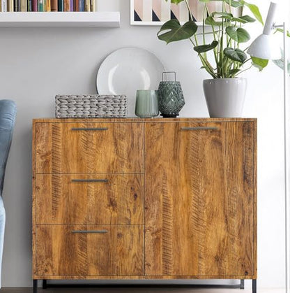 Erfoni Brown Wood Grain Contact Paper Wood Look Wallpaper 17.7"x 78.7" - color: Brown, size: 17.7" x 78.7"