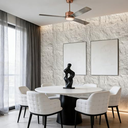 3D Faux Stone Wall Panels, 4-Pack Thicker PU, White Finish - color: White