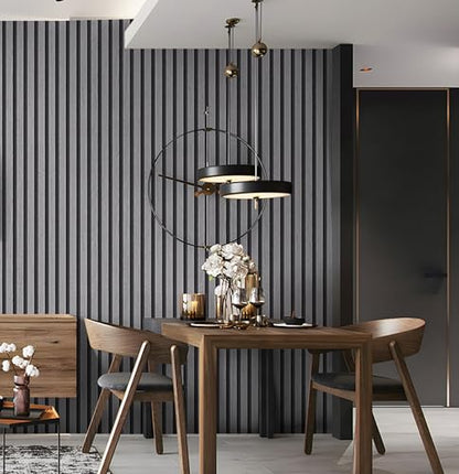 myforHD Wallpaper Peel and Stick Wood Grating Stripe Self-Adhesive Wallpaper Faux Wood Contact Paper Wood Slats Self Adhesive Wall Paper PVC Vinyl Film Removable Waterproof 17.3" x 118" - color: Wood I, size: 17.3" x 118.1"