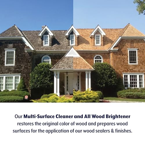 Seal-Once Nano+Poly Wood Sealer 1 Gallon Bundle with Premium Multi-Surface Cleaner