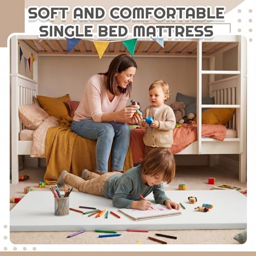 Amylove 1 Pack Upholstery Foam Sheet, 1/2" X 24" X 96",White - color: White, size: 1/2" X 24" X 96"
