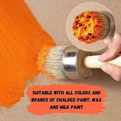 Mr. Pen Chalk & Wax Paint Brush, 2 Inch Round - size: 2 inch