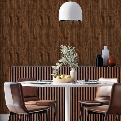 Wood Grain Contact Paper 15.7" x 236" Peel and Stick Wallpaper Brown - color: Brown, size: 15.7" x 236"