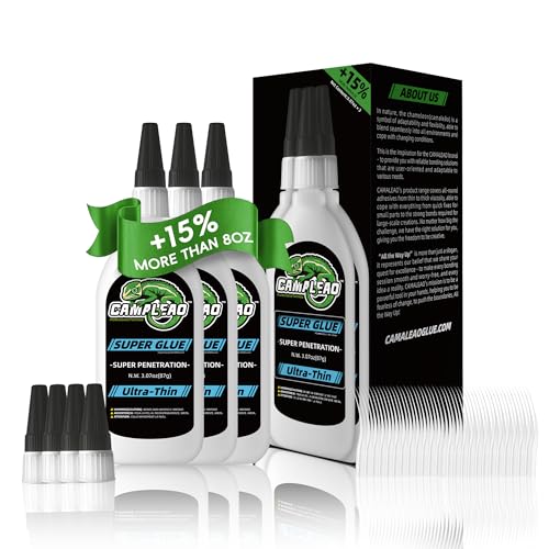 Ultra-Thin Super Glue Liquid Kit 9.2 oz for Plastic Metal Glass - size: 8 oz., style: ULTRA-THIN VISCOSITY