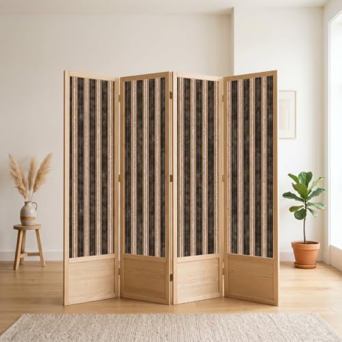 Peel and Stick Wallpaper, Earthy Brown Vertical Stripe Pattern, 236in x 17.7in, Waterproof Vinyl, Removable Reusable, Eco-Friendly, for Bedroom Living Room Rental Apartment - color: Dark6, size: 17.7" x 236.2"