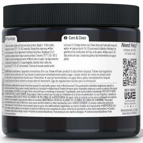Retique It Furniture and Cabinet Paint - Paint for Cabinets, Dressers, Tables, Doors and DIY Home Decor Projects, Midnight Black, 16 oz