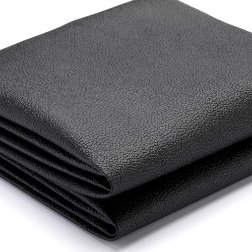 K-Musculo Vinyl Fabric, Marine Faux Leather Upholstery, for Upholstery Crafts, DIY Sewings, Sofa, Handbag, Earrings, Hair Bows Decorations (Black 54'' X 12'' inch 1Ft) - color: Black, size: 1Ft (54'' X 12'' inch)