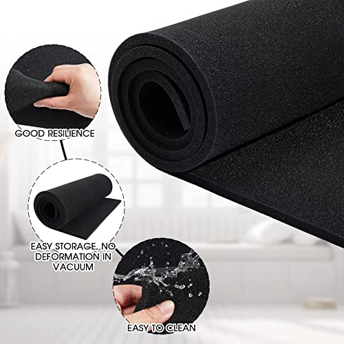 Amylove 1 Pack Upholstery Foam Sheet, 1/2" X 24" X 72", Black - color: Black, size: 1/2" X 24" X 72"