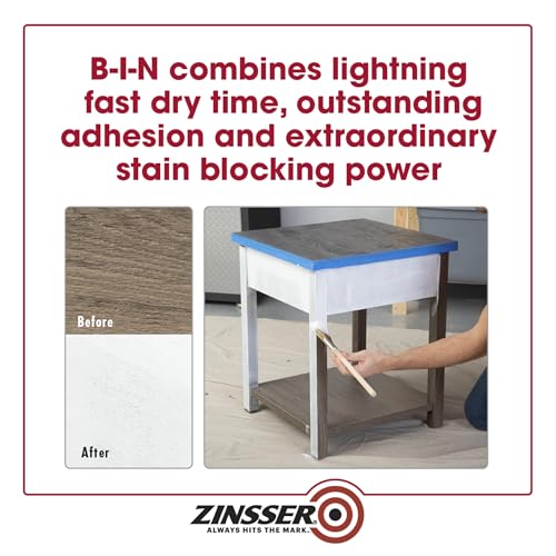 Zinsser Bulls Eye Shellac Finish & Sealer, White, 1 Gallon - size: 128 Fl Oz (Pack of 1)