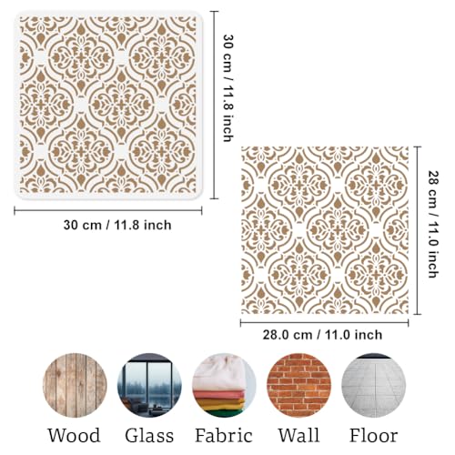 Arabesque Stencil, Splicing Moroccan Reusable Painting Template - style: Arabesque