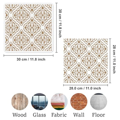 Arabesque Stencil, Splicing Moroccan Reusable Painting Template - style: Arabesque