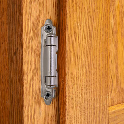 Design House Cabinet Overlay Hinge, Satin Nickel - color: Satin Nickel