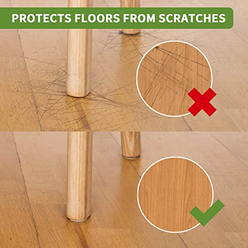 Felt Furniture Pads for Hardwood Floors 96 PCS, 1" Round, Beige - size: 96PCS 1 inch Round Beige
