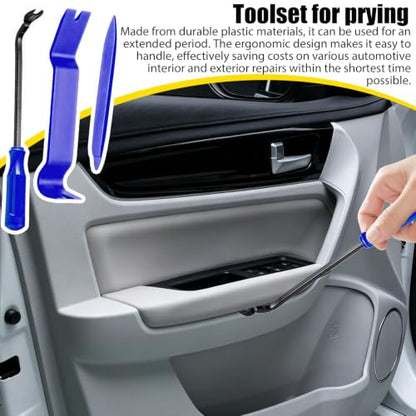 Auto Trim Removal Tool, Auto Clip Fastener Remover Pry Tool, 13PCS - color: Blue