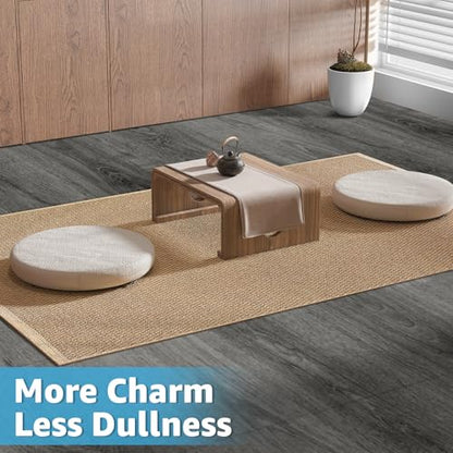 Art3d 30-Pack Peel and Stick Flooring Wood Planks, 12 x 12 in, Grey Oak - color: Grey Oak