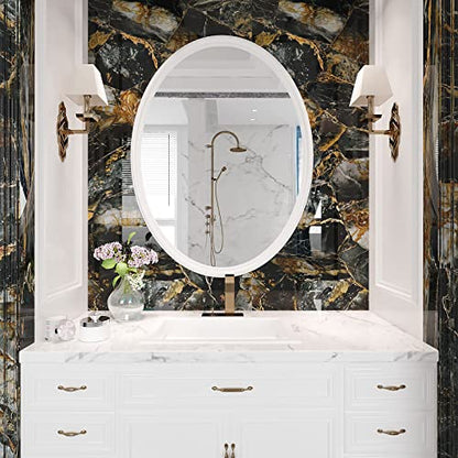VEELIKE Modern Slate Gold Marble Peel and Stick Countertops Waterproof Countertop Contact Paper 24''x354'' Glossy Black Marble Wallpaper Peel and Stick Counter Top Covers for Kitchen Bathroom Table - size: 24" x 354"