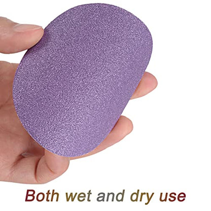 uxcell 20Pcs 3-Inch Purple Sanding Discs 80 Grits Hook and Loop Professional Aluminum Oxide Sand Paper Wet Dry Polish for Wood Metal Paint Finishing - style: 80 Grit