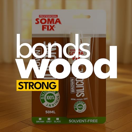 Brown Silicone Caulk (No Gun Needed) Flexible & Waterproof Caulking Tube - color: Brown