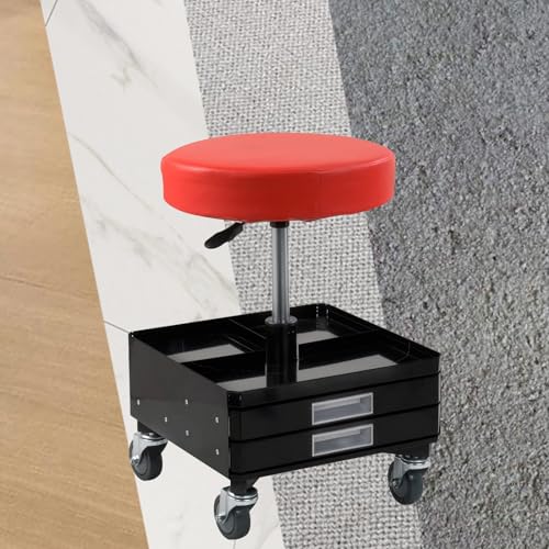 RILIDRI 2-Inch Swivel Stem Caster, 7/16-Inch Stem Diameter Rubber Wheel, Thermoplastic Rubber TPR Replacement Wheels - 4 Pack(2 Brakes 2 Swivel) - size: 2 Inch-125LB(2 Dual Brakes)