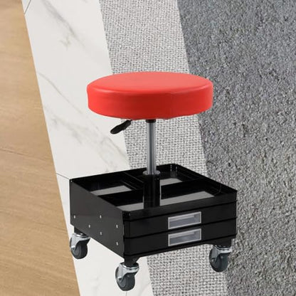 RILIDRI 2-Inch Swivel Stem Caster, 7/16-Inch Stem Diameter Rubber Wheel, Thermoplastic Rubber TPR Replacement Wheels - 4 Pack(2 Brakes 2 Swivel) - size: 2 Inch-125LB(2 Dual Brakes)
