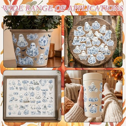 Rub on Transfers for Furniture DIY Crafts Chinoiserie Halloween - color: Chinoiserie Halloween