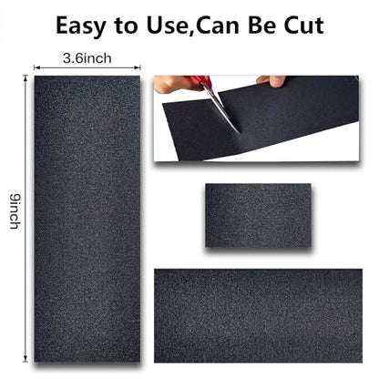 Sand Paper Kit 100 PCS 80 to 5000 Grit 9x3.6 Inch Sandpaper Sheets