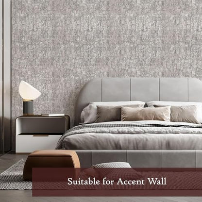 Very Berry Sticker Silver Peel and Stick Wallpaper (15.7" x 78", 1 Pack) - color: Silver, size: 15.7" x 78"