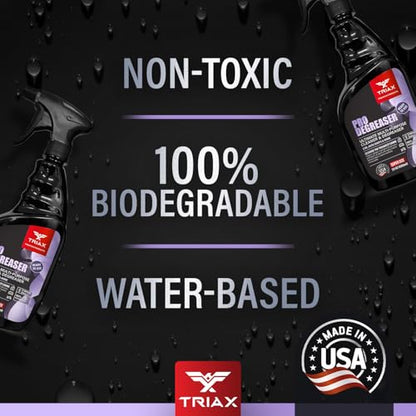 Triax Pro Degreaser and Cleaner, Multi-Purpose, Heavy Duty (1 Gallon) - size: 128 Fl Oz (Pack of 1)