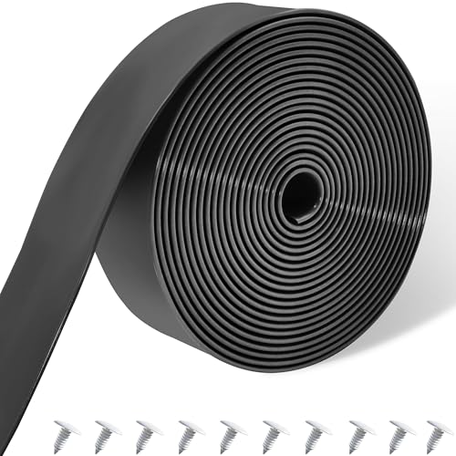 Vinyl Straps for Patio Chair Repair Kit 2'' Wide 10 Ft Long Replacement Straps + 10 Free Rivets for Outdoor Lawn Furniture Chaise Lounge Repair (Black) - color: Black, size: 10 Ft strap + 10 rivets