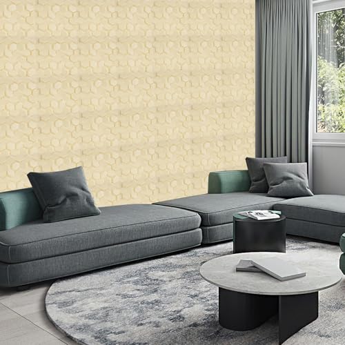 3D Wall Panels Honeycomb Textured Wall Decor for Living Room TV Background