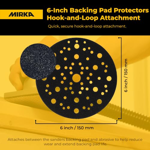 Mirka Pad Protector 5 Inch 2 Pack, Hook & Loop Grip Sanding Pad Saver - size: 2 Pieces