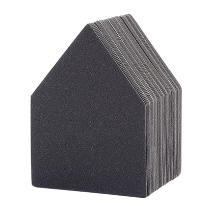 POLIWELL Silicon Carbide Sandpaper 50-Piece Pack 90mm x 65mm 180 Grit Triangle Sanding Sheets with Hook & Loop Fastening Replacement for Milwaukee M12 Orbital Detail Sander Accessories - size: 180 Grit