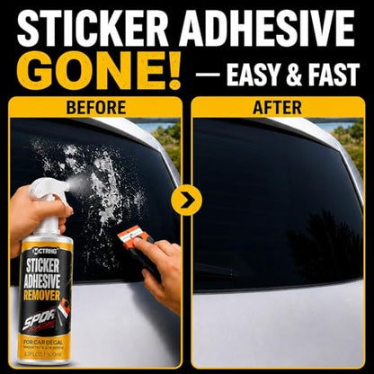 Adhesive Sticker Remover for Removing Car Decal, Window Tint, Glue Residue