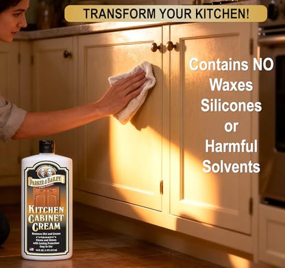 Parker and Bailey Kitchen Cabinet Cream Wood Cleaner Grease Remover 1pk