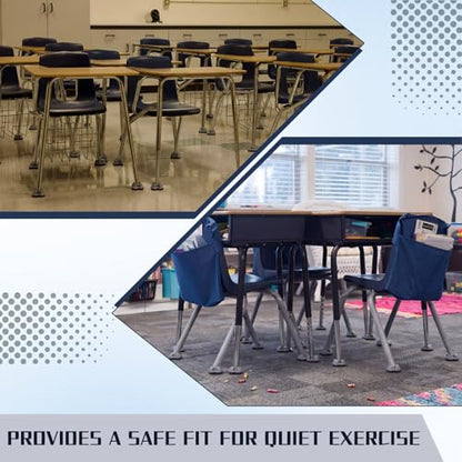 SiliFine 24 Pcs Feet Chair Glides Noise Cancelling Long Lasting Floor Protection Chair Leg Protectors Easy to Apply Teacher Classroom Supplies for Covers Prevent Floor Scuffs and Scratches
