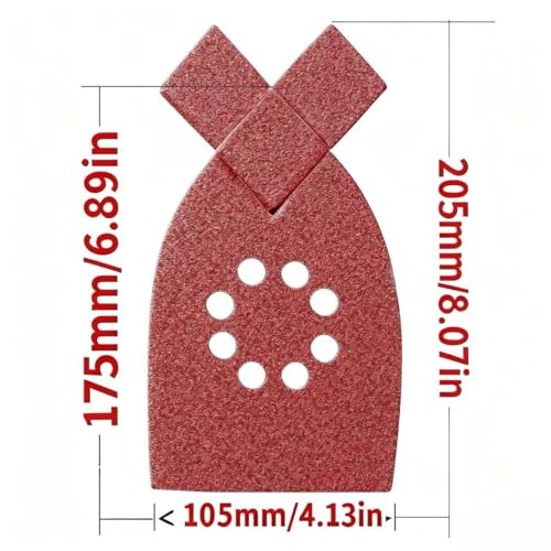 30pcs 180 Grit Sanding Pads Large Mouse Detail Sander Sandpaper 8 Holes Hook and Loop Mouse Sander Pads for Black and Decker KA220G KA230 Mega Mouse Cyclon Sandstorm Craftsman Sanding Sheets - style: 30pcs 180 Grit