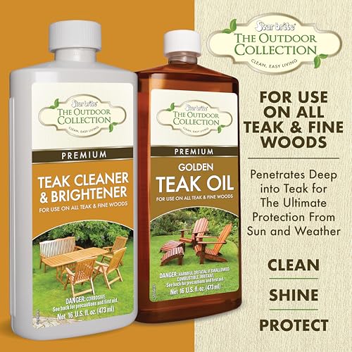 STAR BRITE Outdoor Collection Teak Oil, Premium Golden - style: 16 OZ Teak Oil