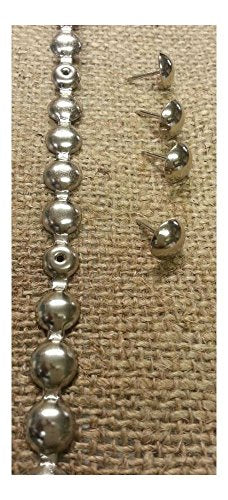 30 ft Upholstery NICKEL Tackstrips Roll Decorative Nail Strip Nailhead Trim USA