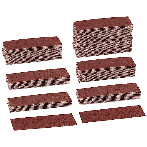 100Pcs Micro Detail Sander Paper Kit 3.5x1.2 Inch 80 Grit - style: 80 Grit
