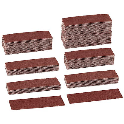 100Pcs Micro Detail Sander Paper Kit 3.5x1.2 Inch 80 Grit - style: 80 Grit