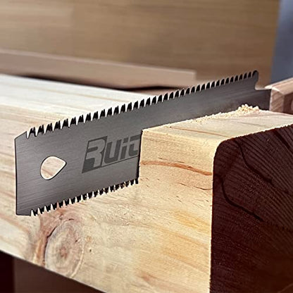 RUITOOL Japanese Hand Saw 6 Inch Double Edge Ryoba Pull Saw for Flush Cuts - size: Small