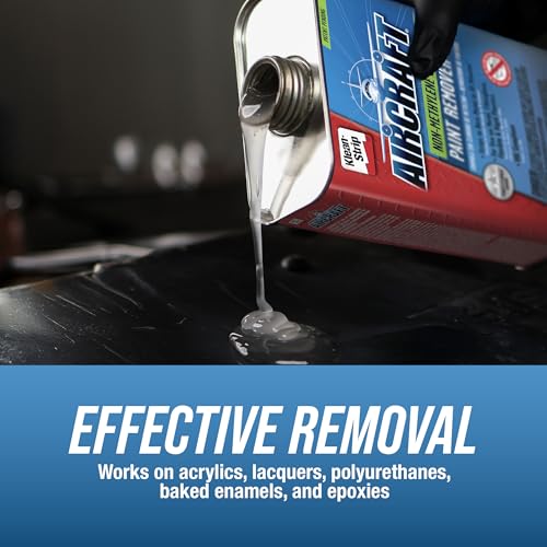 KLEAN-STRIP Aircraft Paint Remover, Professional Grade Paint Stripper for Cars & Metal Surfaces, VOC Compliant, 1 Gallon