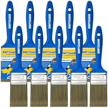 King Origin 10 PCS 2 Inch Paint Brushes, Versatile Paint Brush Set - color: 10 Pack, 2 Inch