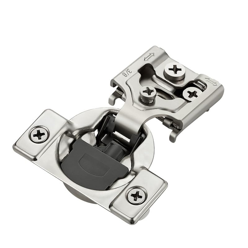 HOME EDIT 5 Pair 3/8 Inch Overlay Soft Close Cabinet Hinges Door Hinges - size: 3/8 inch Overlay