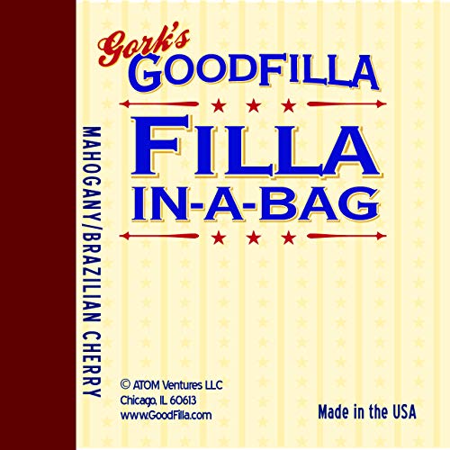 GoodFIlla Mahogany, 12 Pound, Wood and Grain Filler Powder, Stainable, Paintable, Sandable, Versatile | Zero Waste - color: Mahogany, size: 12 lb