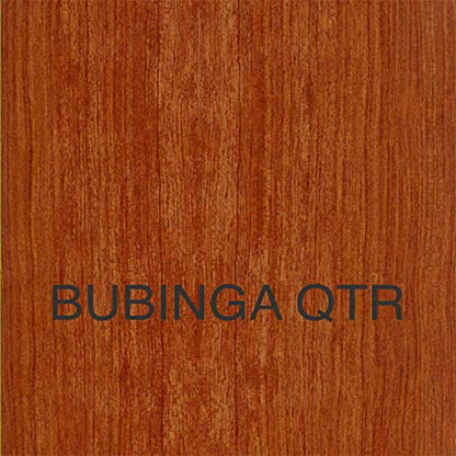 Bubinga Qtr Veneer 10MIL 2x8 Paperback Sheets - color: Bubinga Qtr, size: 2x8, style: 10MIL Paperback